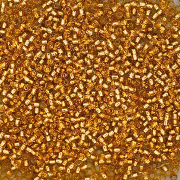 Бисер Preciosa прозрачный с серебр.центром 10/0 (2.3 мм), круг.отв., 500гр, 331-19001-10/0-17050