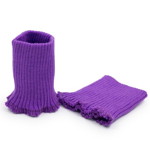 Манжеты трикотажные 7.0х9.5 см, 1 пара, в-89 т.фиалка