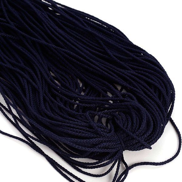 Шнур для мокасин ⌀1.5 мм / 100 метров, т.синий