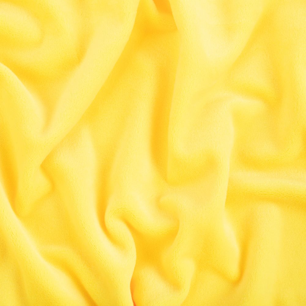 Микровелюр 160х150 см, 178 жёлтый, Gamma MCV