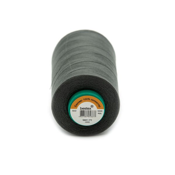 Нитки универсальные Bestex 50/2, 4570 м (5000 ярд) / 1 кат., 272 сажа