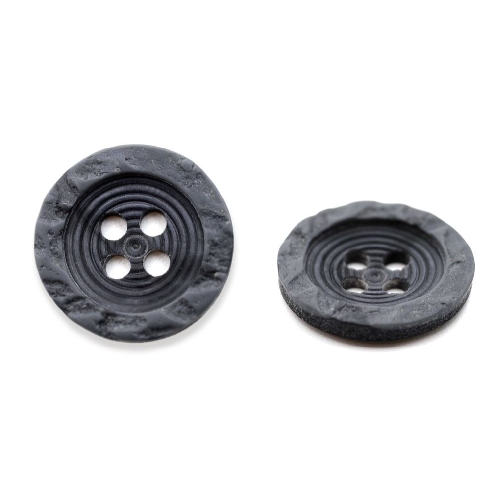 Пуговицы 4 прокола 24L (C301 серый), 0313-4079A, 144 шт