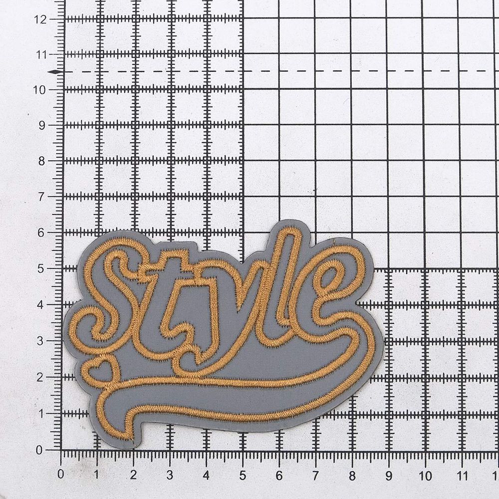 Термоаппликация светоотражающая Style, 87х63 мм, цветной, LA461, 2 шт