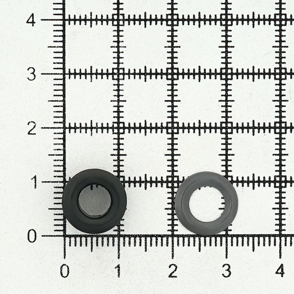 Люверсы металл ⌀_6.0 мм (внутр.), №4, сталь, оксид, 100 шт, New Star