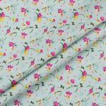 Ткань для пэчворка Peppy Весенний этюд, отрез 50х55 см, 146 г/м², ВЭ-14 голубой, Peppy