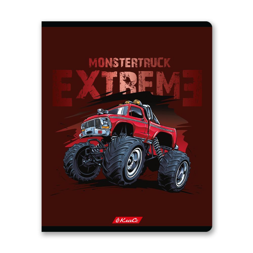 Тетрадь ученическая общая, твин лак, A5+ 48 л. на скобе, белизна 100%, 10 шт, клетка, 000323 Спорткар, Светоч 48ТСК5_8_3_1