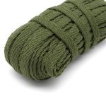 Шнур плоский плетеный х/б ⌀10.0 мм / 20 метров, цв.12 хаки, С3862Г17