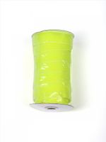 Лента бархатная (тесьма) 25.0 мм / 20±1 метров, LB25229F нейлон неоновый желтый