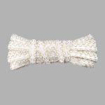 Тесьма отделочная вязаная 10 мм / 10 метров, рис 9254, белый/золото, С3729г17/1