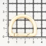 Карабин металл полукольцо 25 мм, золото, MB_2232, 6 шт
