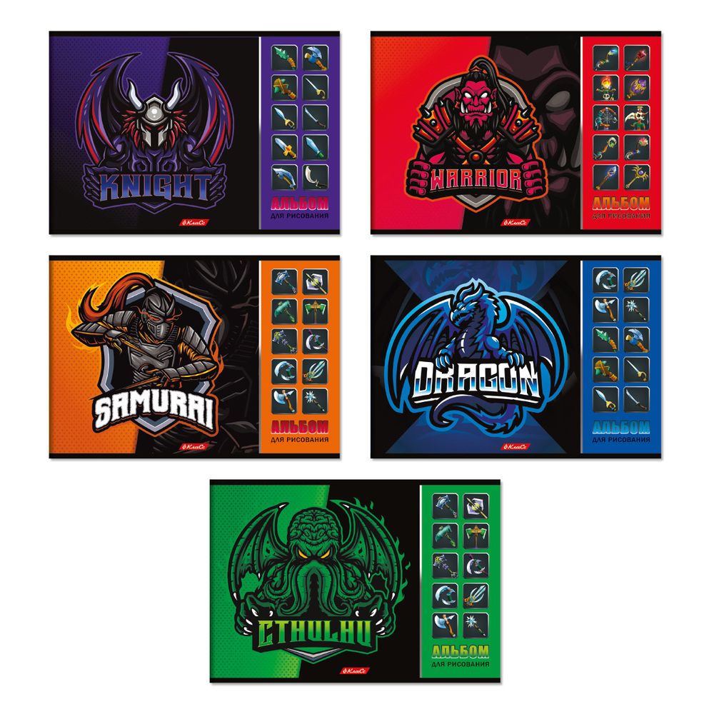 Альбом для рисования 100 г/м², A4 29х20.5 см, на скобе 48 л., 10 шт, 48АЛСК4_000263 Сыграем?, Светоч