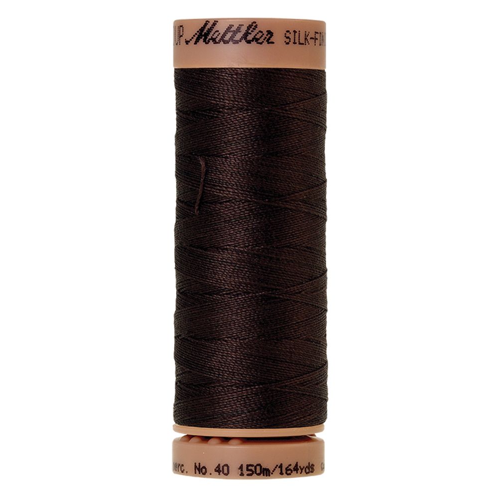 Нитки хлопковые отделочные Mettler Silk-Finish Cotton 40, 150 м, 1002, 5 катушек