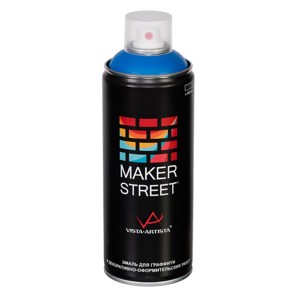 Эмаль для граффити 400 мл, 508 Синий светодиод, Makerstreet, MS400