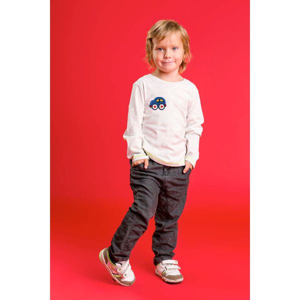 Термоаппликация машинка 6,5х5см, синий, 10 шт