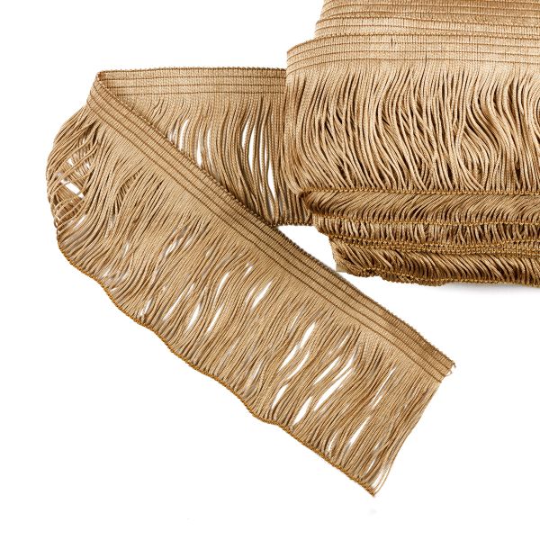 Бахрома отделочная 90.0 мм / 25 метров, 107 бежевый, Gamma 117