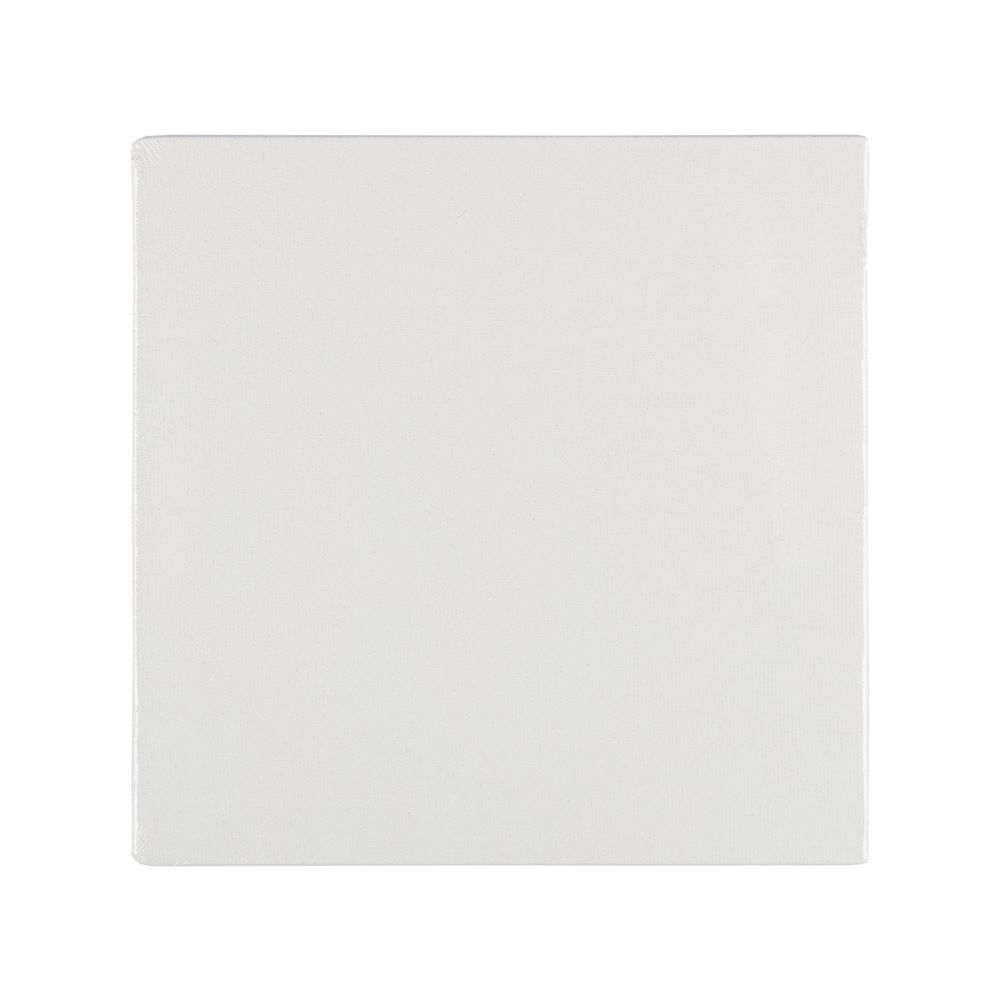 Холст грунтованный на картоне 15х15 см, 240 г/м², мелкозернистый, Аква-колор IZO-PCP-1515