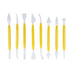 Набор кондитерских инструментов для моделирования SHF-0010, 8 шт, пластиковые, S-Chief SHF-0010