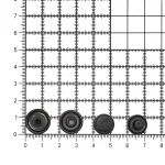 Кнопка Дельта (O-образная) ⌀15/15 мм, ≈72 шт, металл, оксид, New Star