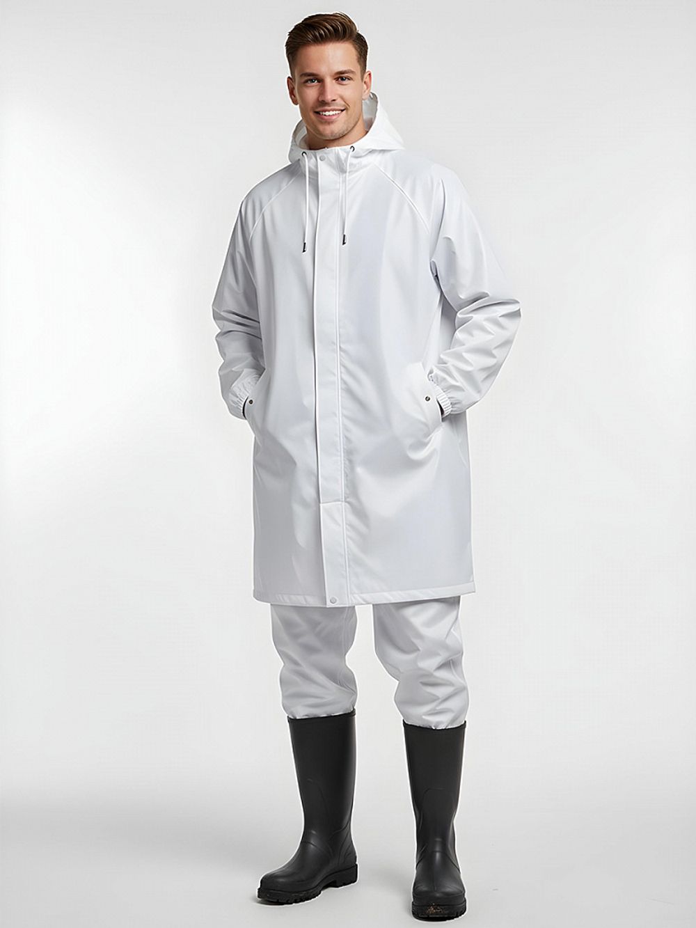 Оксфорд 200D PU1000 78 г/м², 150 см / 1 метр, ОКС.TBY200D.S501.1, S501 белый