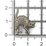 Украшения декоративные пуговицы Кот, 21 мм (MAS), 72 шт