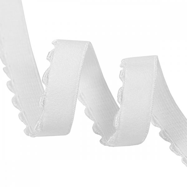 Резинка бельевая (отделочная) становая 12.0 мм / 1000 метров, ЕТ1 белый F101