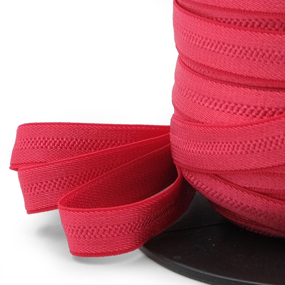 Резинка бельевая (бретелечная) 12.0 мм / 50 метров, красный, (ML207.012)