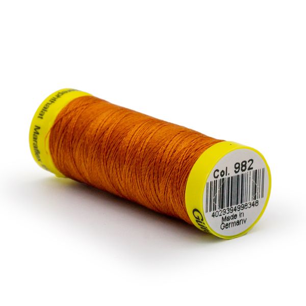 Нитки для трикотажа Gutermann Maraflex, 150м, 982 св.рыжий, 5 катушек