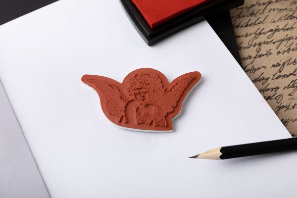 Штамп 5.8х5.8 см, 03 Ангелочек №2, Mr.Painter TSM-03