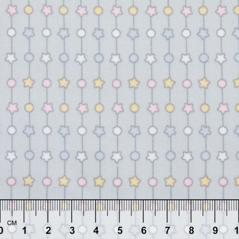 Ткань для пэчворка Peppy Молочные сны фланель, рулон 112 см / 5 метров, МС-15 серый, Peppy
