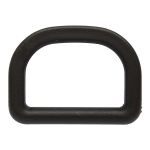 Полукольцо 30мм (40х30мм) пластик (ПП), чёрный, ПК-30, 100 шт