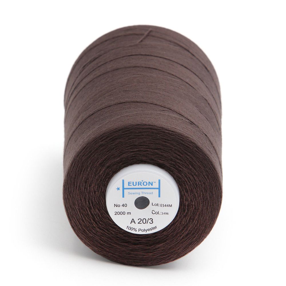 Нитки швейные Euron №40, A 20/3 м, 2000 м, 1496