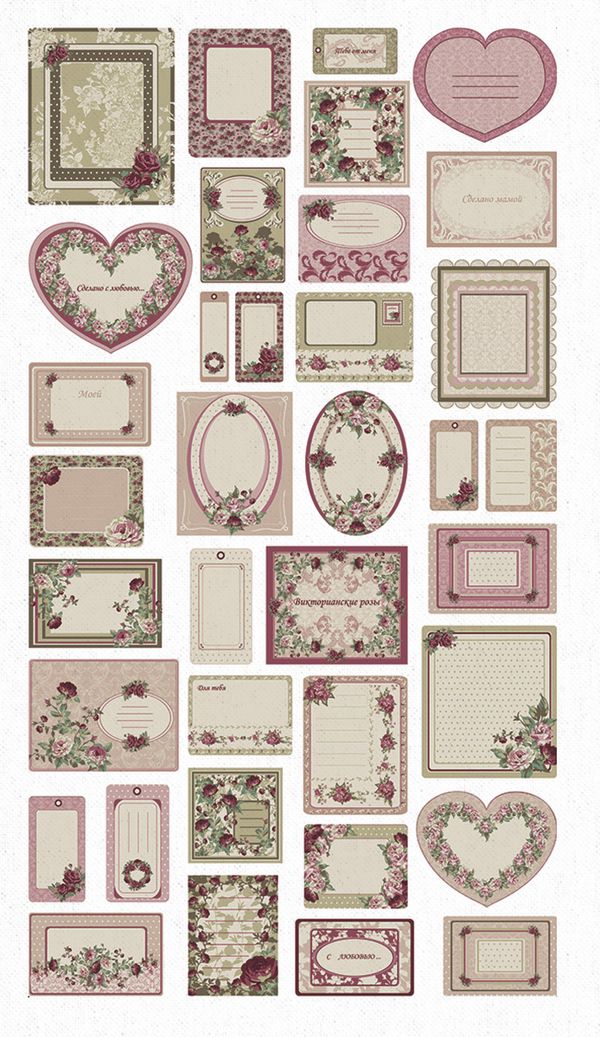 Ткань для пэчворка Peppy Викторианские розы, рулон 112 см / 5 метров, ВР-79 Панель, Peppy