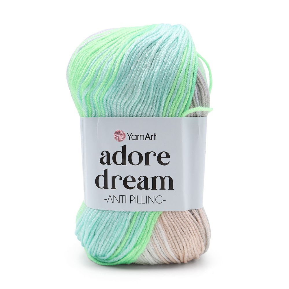 Пряжа YarnArt (ЯрнАрт) Adore Dream / уп.5 мот. по 100 г, 280 м, 1052 секционный /TOS/