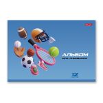 Альбом для рисования 100 г/м², A4 29х20.5 см, 12 л. на скобе, 10 шт, 000689 Заряд бодрости, Светоч 12АЛСК4_1_3_9