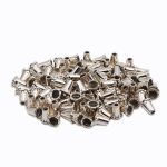 Наконечник для шнура металл колокол ⌀3,5/7 мм, 12,5х11,5 мм никель, 100 шт