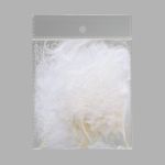 Перья декоративные 5-10см, 25 шт, H-81 белый