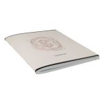 Тетрадь Шрифты A5 96 л. на скобе 60 г/м², 6 шт, клетка, SVT 961221 04 серый, Светоч