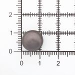 Пуговицы на ножке Полусфера 18L (11мм), металл (Pewter (олово (черный никель))), MEs-2014, 36 шт