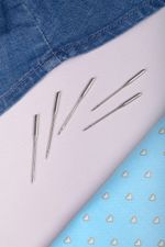 Иглы для швейных машин для джинсы 130/705 H, №90, 5 игл, М, Gamma NJ №90