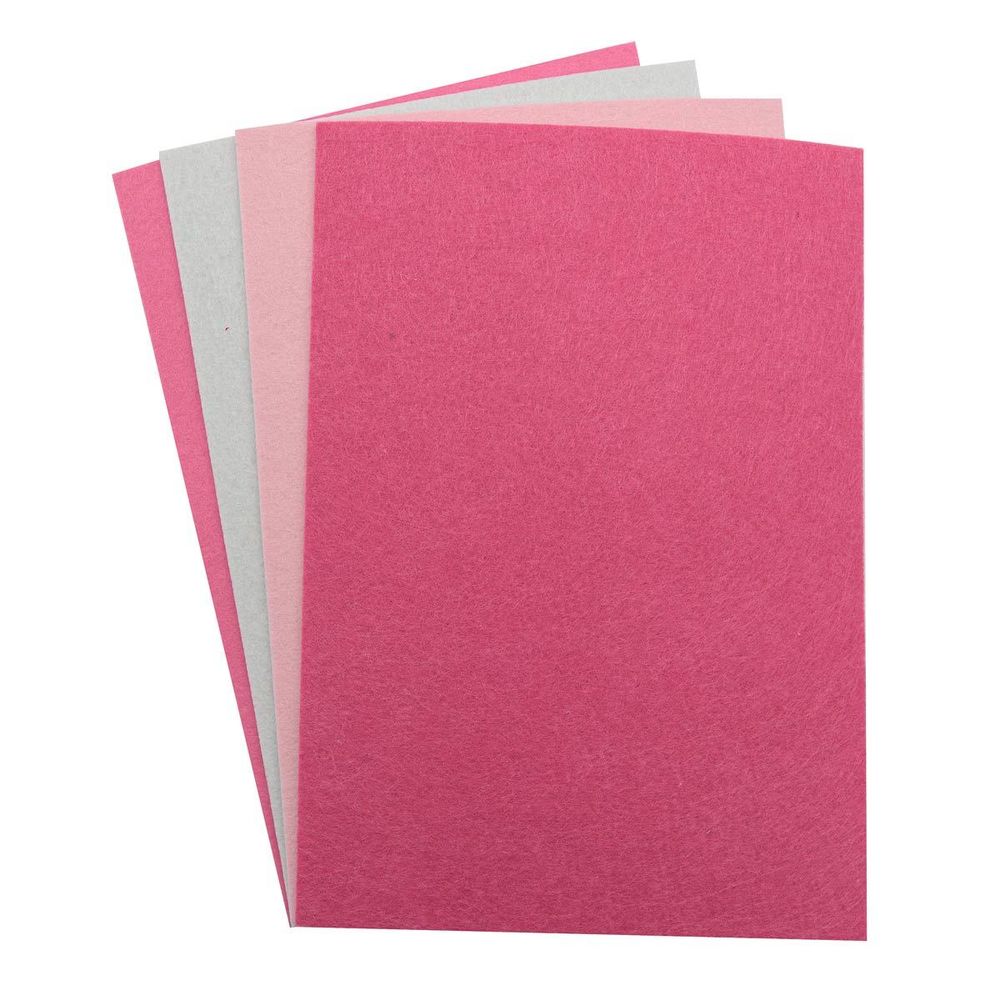 Фетр листовой жесткий 3.0 мм, 20х30см, 4 шт, Astra&Craft, 5