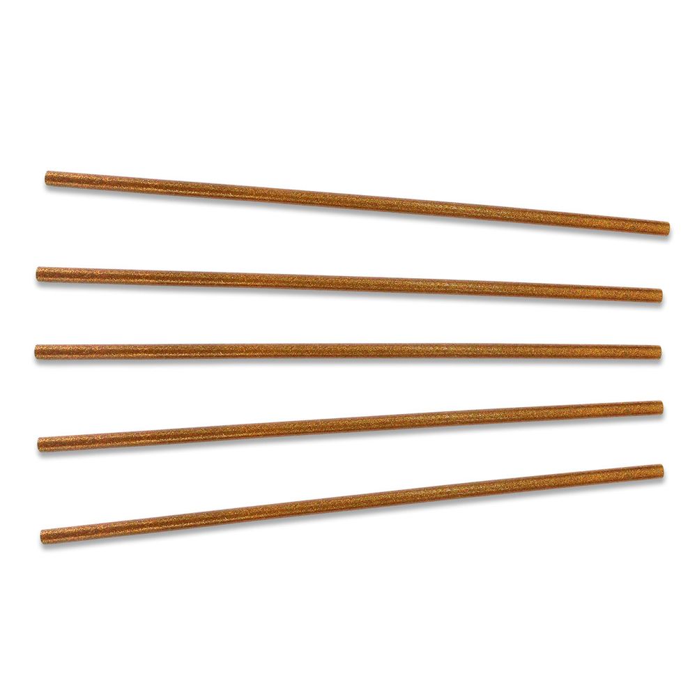 Клеевые стержни для клеевого пистолета цветные 7,2 мм, 30 см, 1 кг, золотой