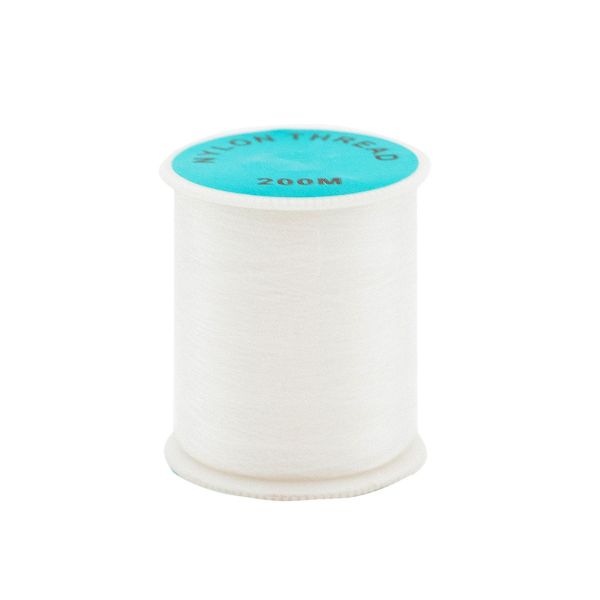 Нить прозрачная (мононить) 0.12 мм / 12 кат. по 200 метров, 0207-0019, прозрачный