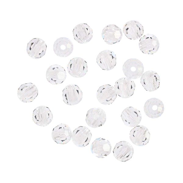Бусины стекло ⌀3 мм, 24 шт, прозрачный/crystal, Preciosa 451-19-602