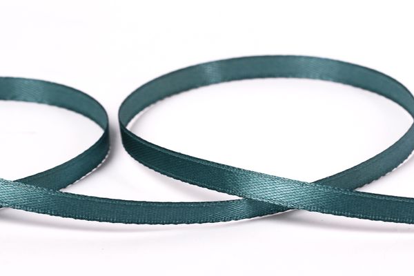 Лента атласная 1-сторонняя 6.0 мм / 33±2 метра, 092 т-зеленый, Gamma