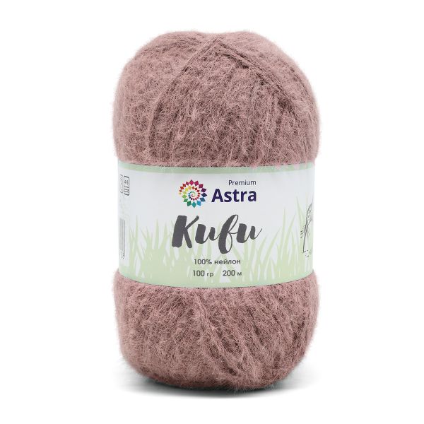 Пряжа Astra Premium (Астра Премиум) Киви (Kiwi) / уп.3 мот. по 100 г, 200 м, 11 пыльная роза