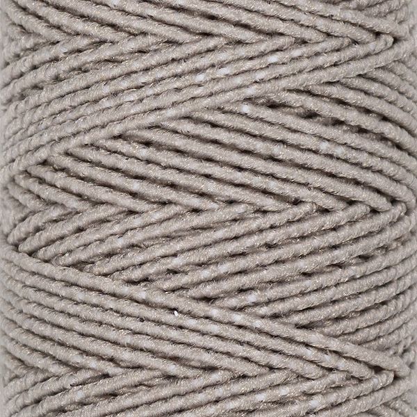 Нитки спандекс ⌀0.6 мм, набор 10 катушек по 25 метров, 368 серый, Gamma ET-10