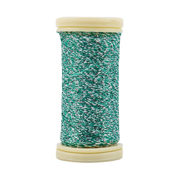 Мулине Gamma металлик M 5 мотков по 50 метров, M-147 серебристый/зеленый, Gamma BRILL