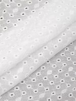 Ткань шитьё (прошва) 100 г/м², 150 см / 15 метров, TBY.Emb.2 белый