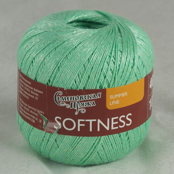 Пряжа Семеновская Softness Нежность / уп.5 мот. по 100г, 400м, 30899, веснах1