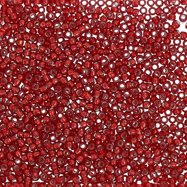 Бисер Toho 15/0 круглый (1.5 мм), 25 г (5х5 г), 0025D гранатовый